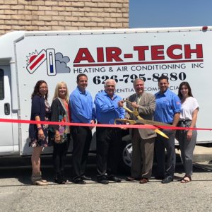 air-tech heating and air conditioning ribbon cutting