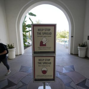 California says college virus cases part of community spread