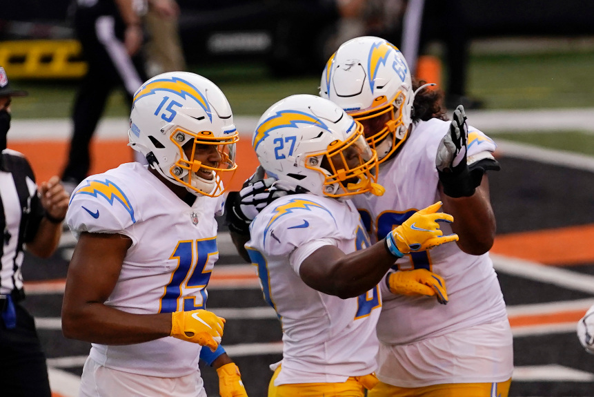 Nervous rookie Joshua Kelley ignites Chargers’ rally vs. Bengals