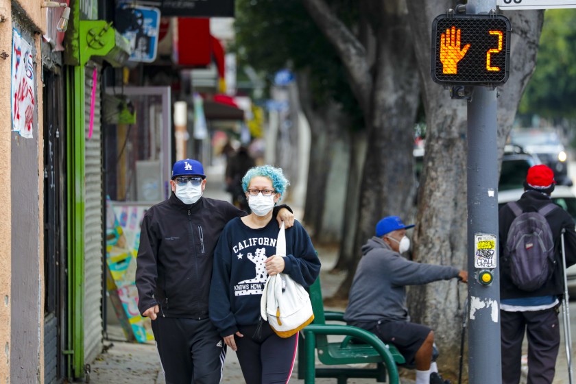 L.A. County coronavirus numbers fall back to pre-surge levels