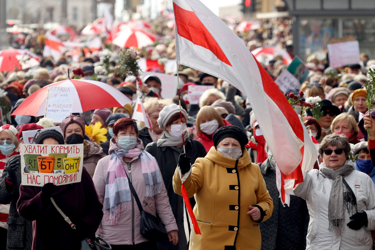 Belarus opposition movement wins Sakharov Prize for human rights