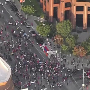 More than 1,000 Armenian-Americans Protest Conflict Outside Azerbaijan Consulate