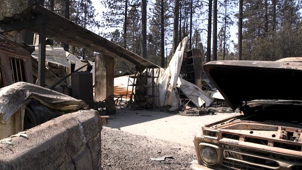 A California man has been livestreaming footage of burned-down neighborhoods so evacuees can see if their homes survived the wildfires