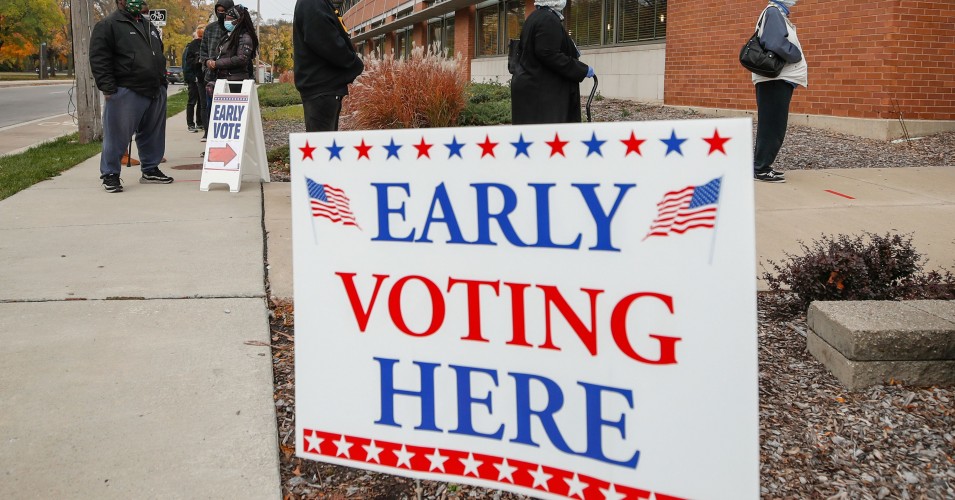 Calling Trump a 'Clear Threat to Our Democracy,' Civil Rights Group Sues Admin. Over Voter Intimidation