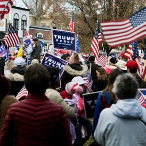 QAnon Supporters, Paramilitary Groups Promise ‘Fight” Over Election At Pro-Trump Rally Near Nevada’s Capitol