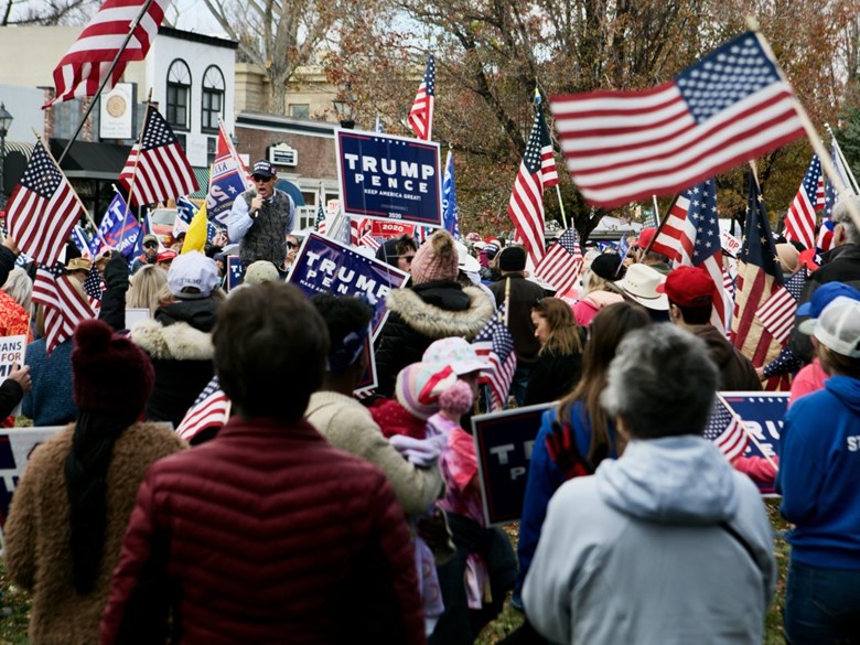 QAnon Supporters, Paramilitary Groups Promise ‘Fight” Over Election At Pro-Trump Rally Near Nevada’s Capitol