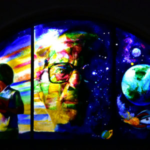 Ray Bradbury Stained Glass Tribute | Unique Installation Unveiled at South Pasadena Public Library