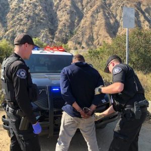 Azusa brush fire arrest