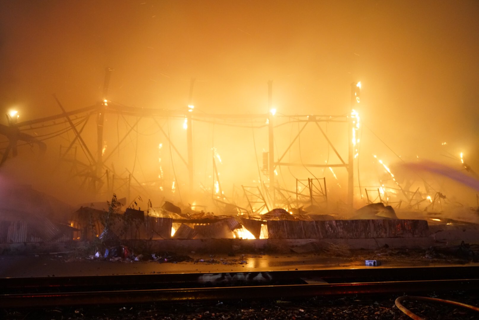 Huntington Park warehouse fire