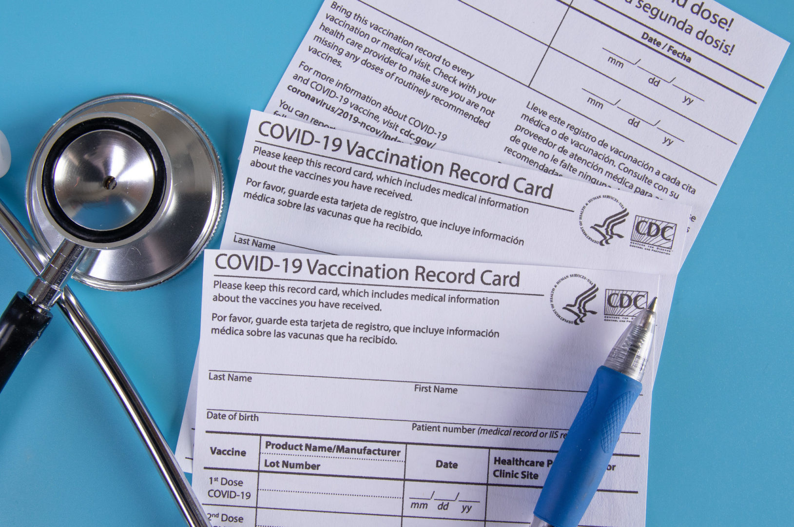 COVID vaccine card