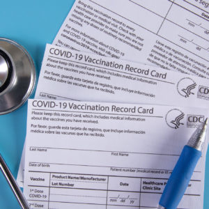 COVID vaccine card