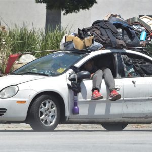 Monrovia homeless vehicle