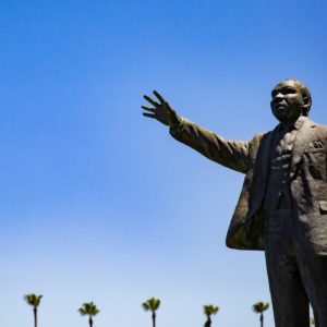 MLK statue Long Beach