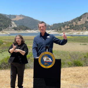 Newsom discusses drought