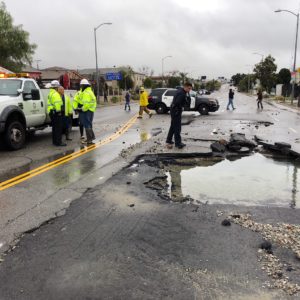 water main break