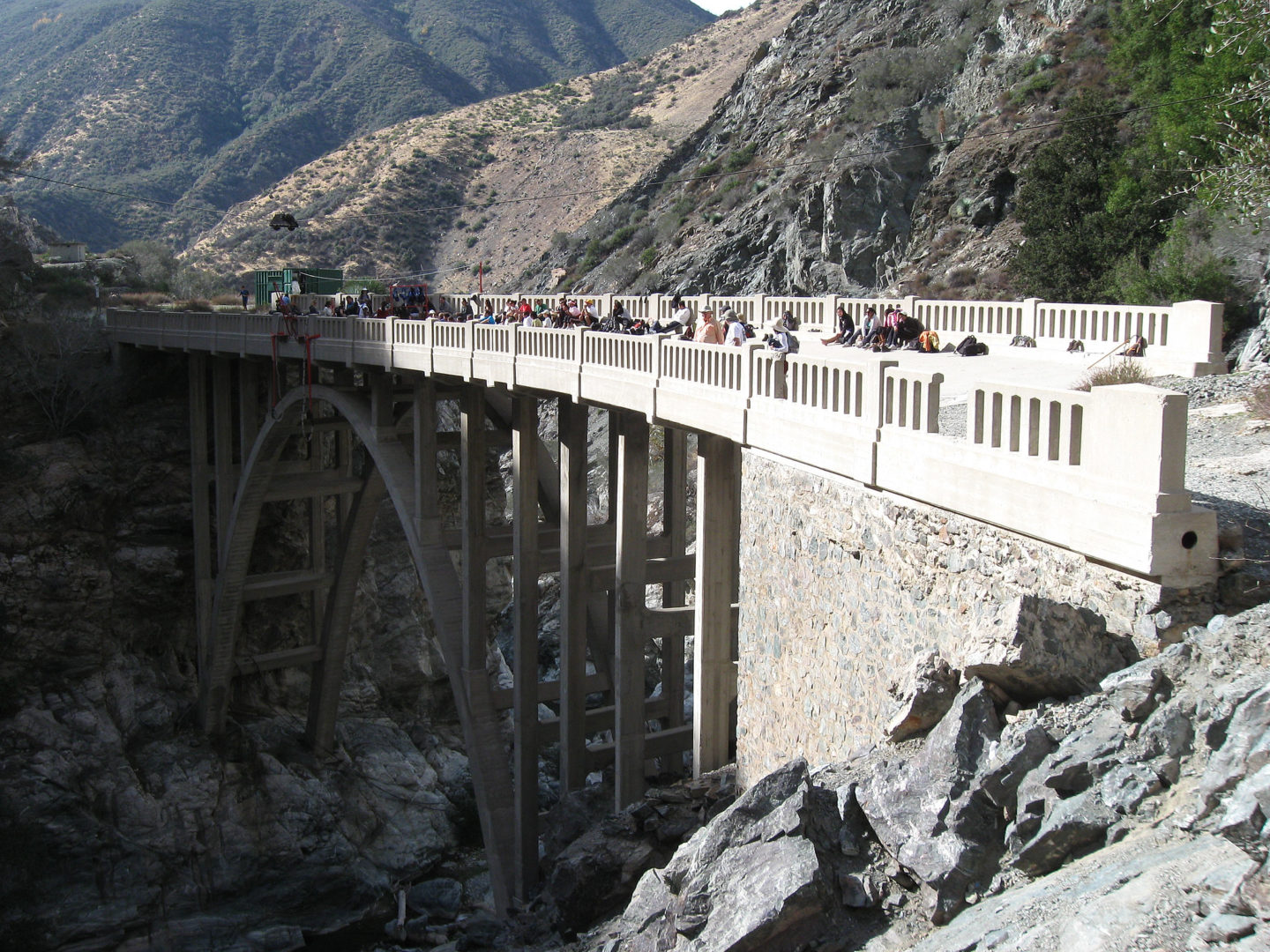 BRIDGE TO NOWHERE SAN GABRIEL MOUNTAINS