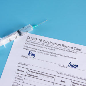 COVID-19 vaccine card