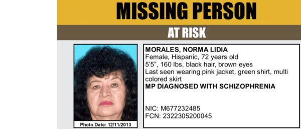 missing, santa clarita, schizophrenia