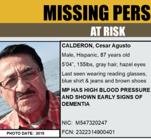 missing, Carson, dementia