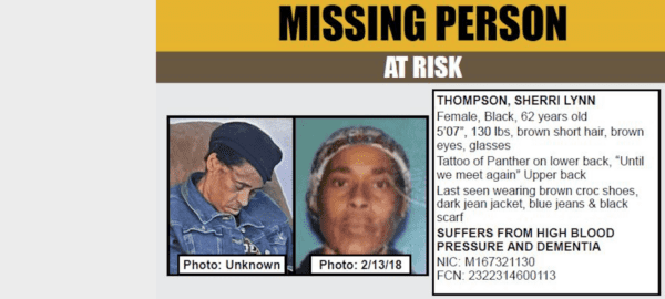 missing, palmdale, dementia