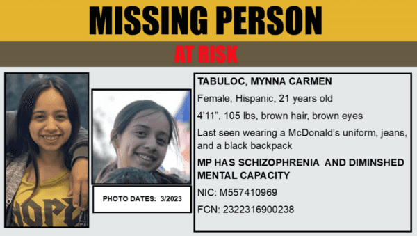 missing, stevenson ranch, schizophrenia